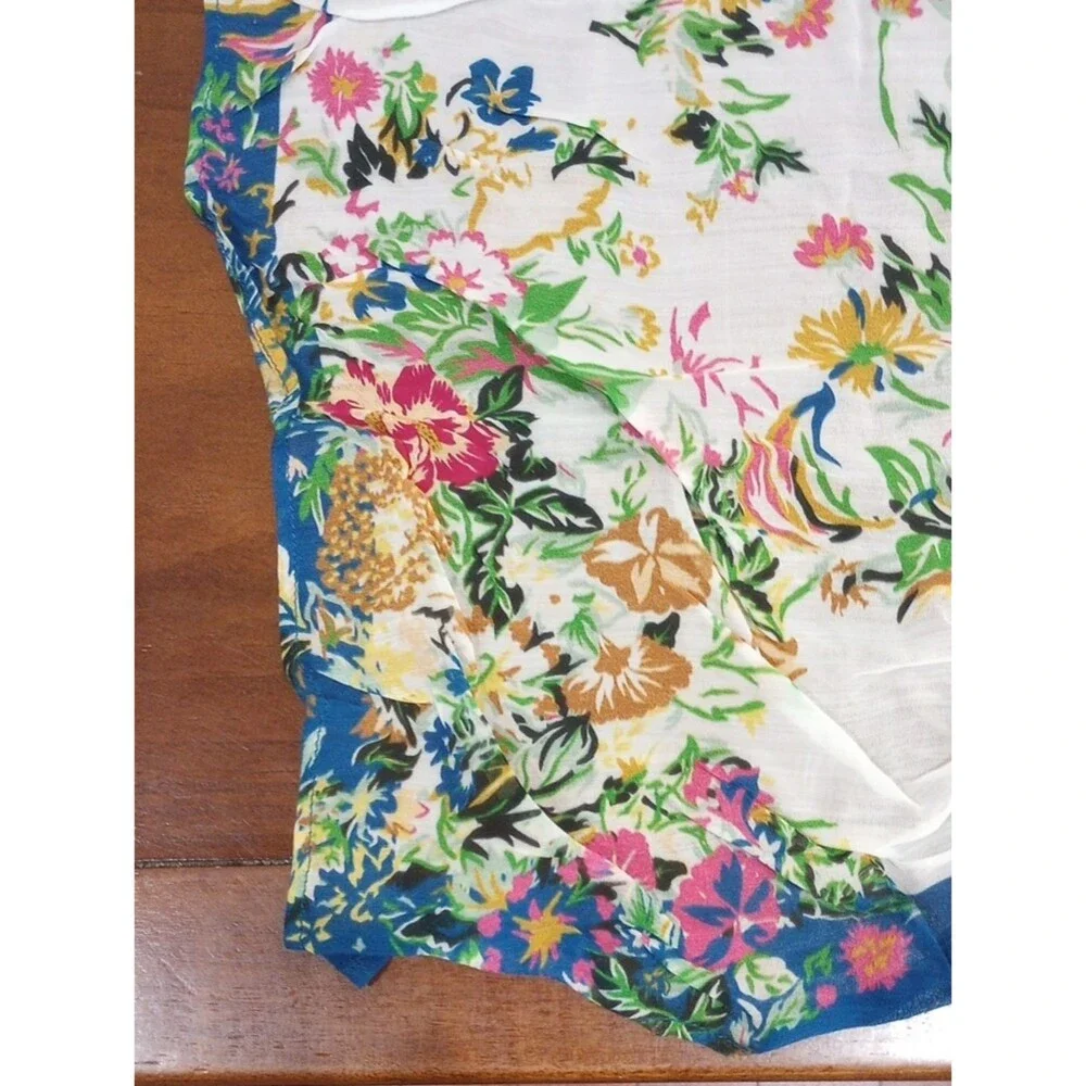 Anthropologie Buttercup Bandana Floral Scarf Hair Kerchief Bag Scarf